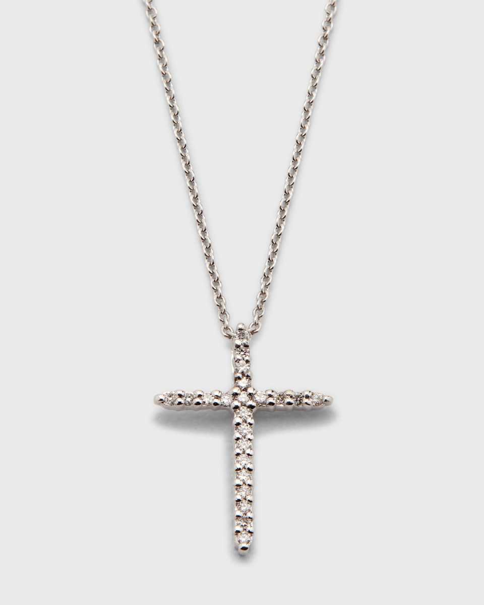 Cross Necklace with Diamonds